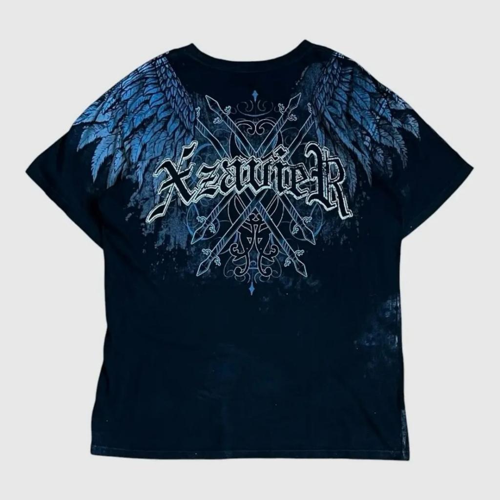 Sommer Herren Personalisiertes Totenkopf-Print Bequemes Rundhals-T-Shirt Outdoor Streetstyle Oberteil Lässige Damenbekleidung