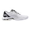 Mizuno Wave Lightning Z8 Volleyball Size Shoes, Club/Indoor, Wide, Lightweight, 25.5 cm, 3E, White/Black