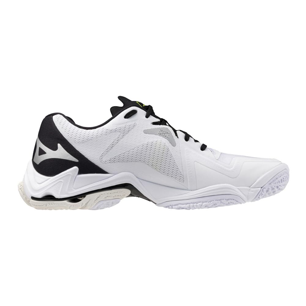 Mizuno Wave Lightning Z8 Volleyball Size Shoes, Club/Indoor, Wide, Lightweight, 25.5 cm, 3E, White/Black