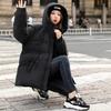 Autumn and winter fat mm large size new drawstring thin fashion foreign style thickened warm versatile cotton clothes women