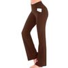 Women's Mid Rise Bootcut Long Yoga Pants Relaxed Fit Casual Sport Wide Leg Trousers