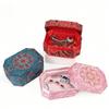Jewelry Antique Brocade Octagonal Heaven and Earth Cover Chinese Bracelet Cultural Play Gift Box Antique Storage Packaging Box
