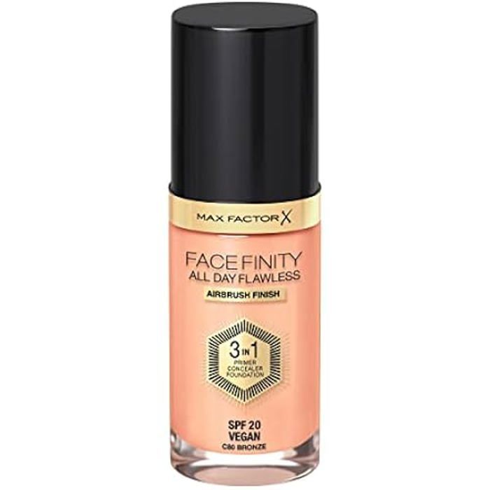 Fond de teint - MAX FACTOR - Face Finity All Day Flawless - 30 ml - Teinte 80 Bronze - FPS 20
