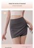 2025 Women's High Waist Tummy Control Butt Lifting Sports Shorts - Plus Size Summer Yoga Fitness Skirt