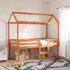 VidaXL Bed Roof for Children 207x95.5x159 Cm Solid Pine Wood, Bed Roof, Bed Canopy for Child, Roof for Bed 846966