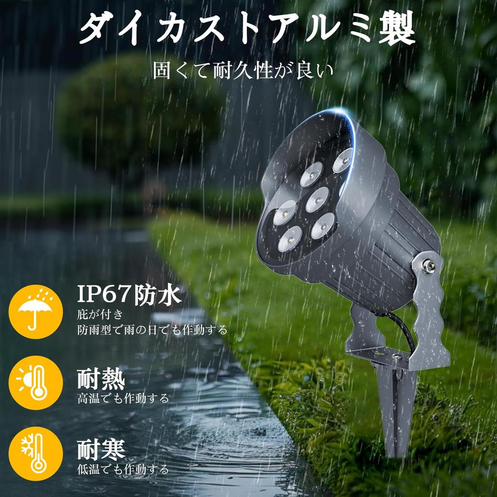 Ofuray Solar Brightest Garden 5200mAh Large Up to 15 Hours of Powerful Outdoor Solar Separate Aluminum Alloy IP67 Adjustable Beam Lights Up and