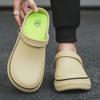 Men Work Chef Shoes Waterproof Oil-proof Kitchen Work Cook Boots Non-slip Ankle Rain Boots Man Hotel Restaurant Safety Footwear