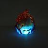 9Cm Flame Calcifer Five Colored Luminous Anime Figures Fire Devil Model Desktop Decoration Doll Collectible Toys Festival Gifts