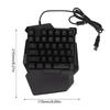 USB Wired One Handed Gaming Keyboard 35 Keys Ergonomic Keyboard  Professional Work