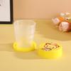 100ML Silicone Foldable Cup Portable Cartoon Drinking Cup Travel Foldable Camping Cup Portable Cover Suitable for Outdoor Travel