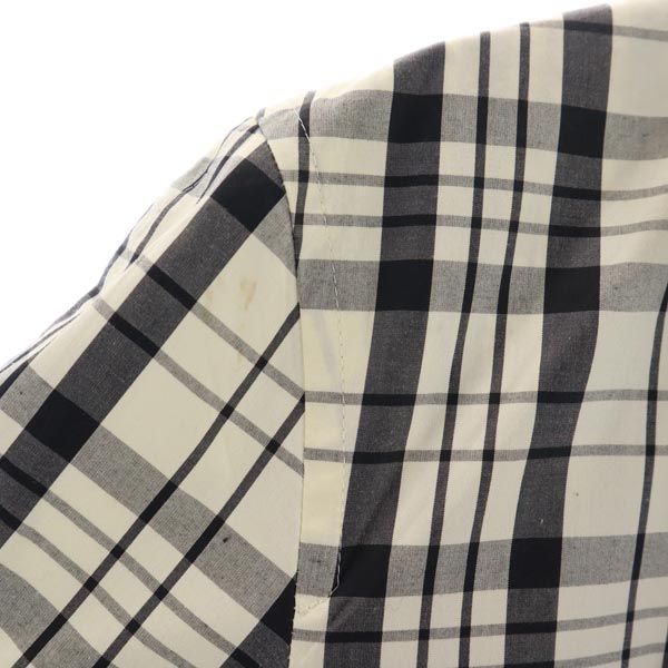 N.HOOLYWOOD Check Coat White X Black Men's Used