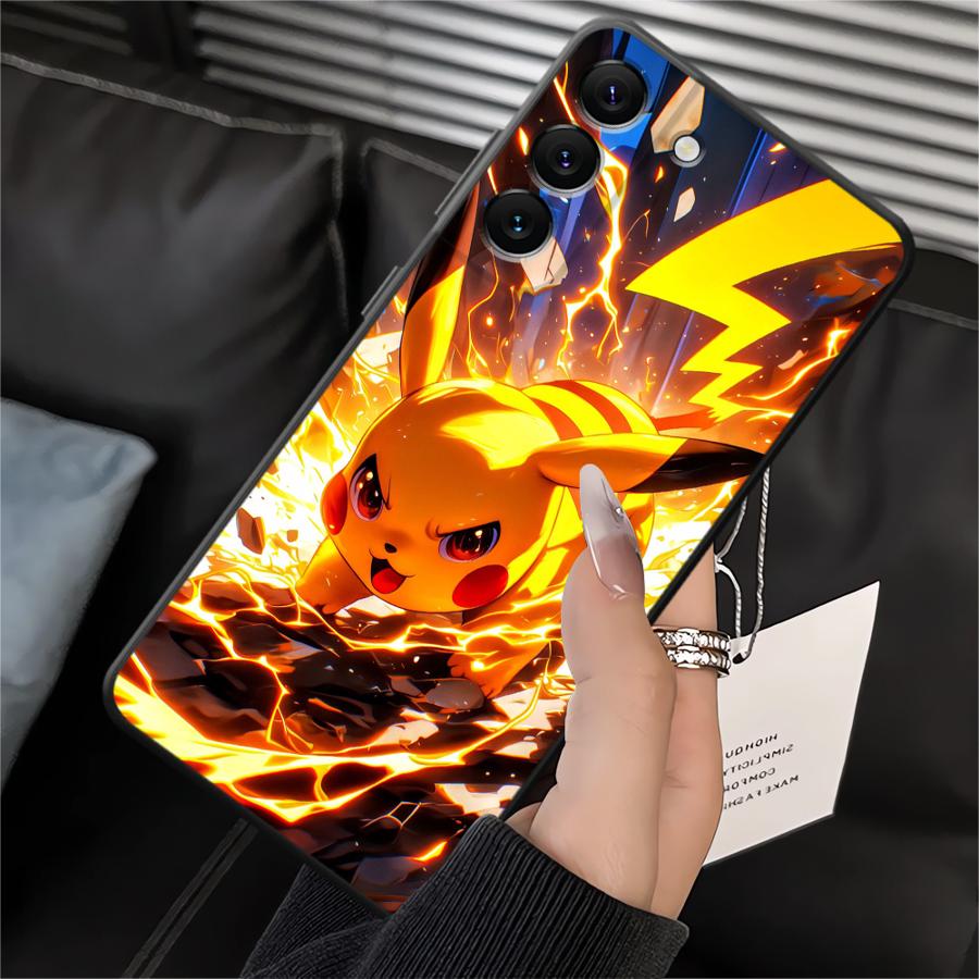

Cool Pokemon Pikachu Case for Samsung Galaxy A05 A16 A40 A12 A17 A15 A50 A06 A70 A13 A20 A04 Funda Phone Cover Galaxy A10e