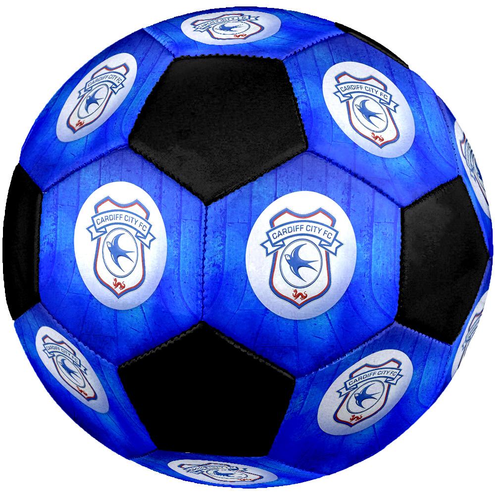 Cardiff City FC Soccer Ball Colorful All Ages Machine Stitched PVC Competition Ready Durable High-Bounce.SIZE5