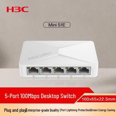 H3C S1E 5-Port Fast Ethernet Network Switch (2-Pack)