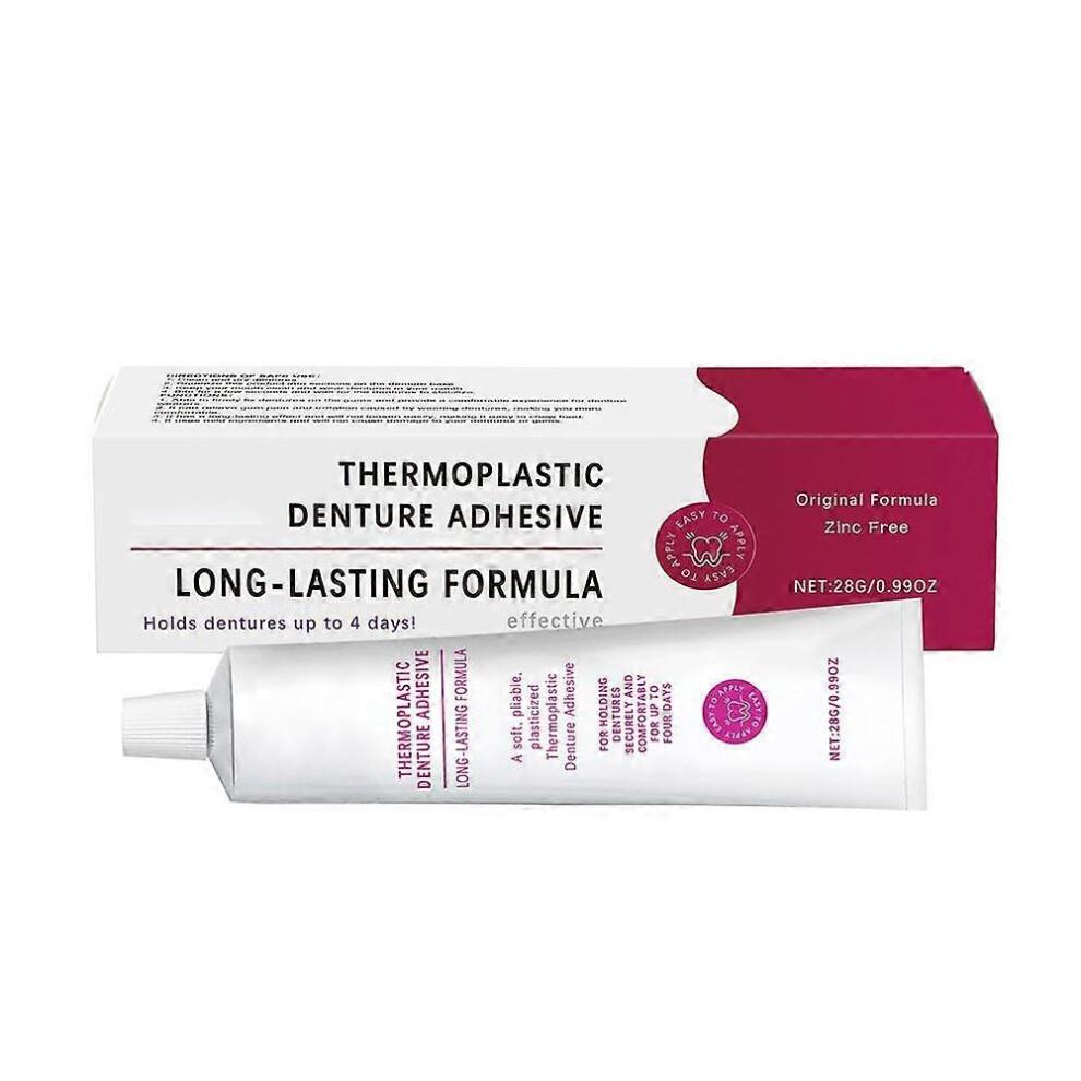 Cushion Grip Thermoplastic Denture Adhesive/Soft Reliner 1oz 28g
