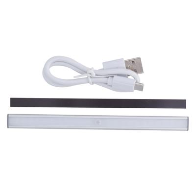 Motion Sensor LED Light Human Body Induction Magnetic Light Strip Built In Battery USB Charging