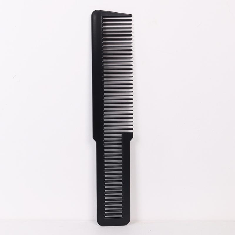 1 piece of plastic hair salon specific trimming comb anti-static plastic flat head comb hair styling comb