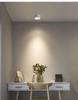 Ultra-thin Surface-mounted LED Downlight: No Hole Required, Round All-Aluminum Ceiling Light for Living Room.