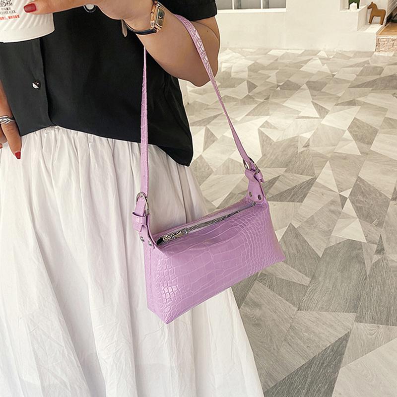YSL Borsa Kate Piccola Tassel in Pelle Crocodile