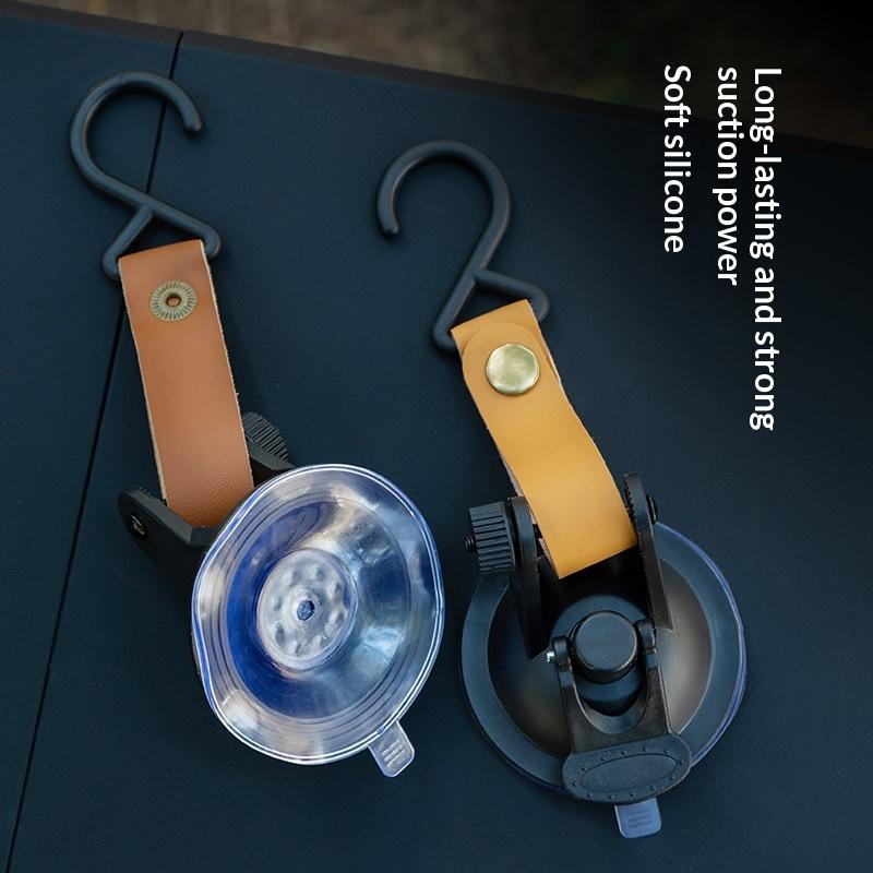 4 Pcs Car Tent Suction Cups Outdoor Camping Rope Powerful Suction Cup Buckle Side Tarps Tent Suckers Anchor Securing Hook