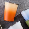 Yousheng Stainless Steel Cup, Reusable with Gradient Color Camping Cup, Frosted Texture Lightweight Beer Cup for Outdoor Picnic