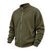 Herren Vintage Cord Reißverschluss Strickjacke Lässig Langarm Herbst Mode Pullover Jacke