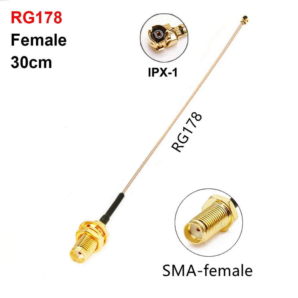 1Pcs 30cm SMA To IPX Cable RF1.13 RP SMA Female Adapter U.FL IPX Coax Cable  for Wifi Router Antenna