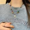 Korean Style Pearl Butterfly Necklace Women Luxury Lightweight Versatile Sweater Chain Jewelry
