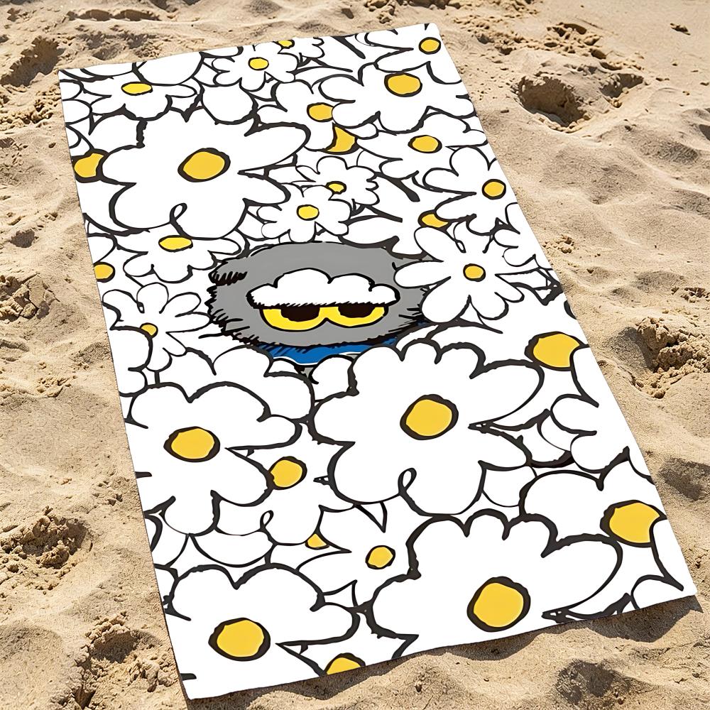 Beach Towel Oversized Lovely Z-Zo&Friendss Towel Super Absorbent Soft Swim Beachtowels For Men, Women