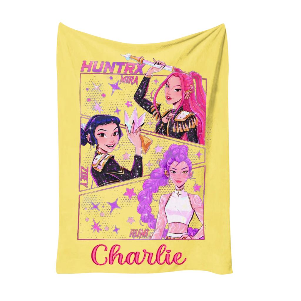 Personalized Name Custom Blanket Baby/children/teens/adults DIY Flannel Blanket