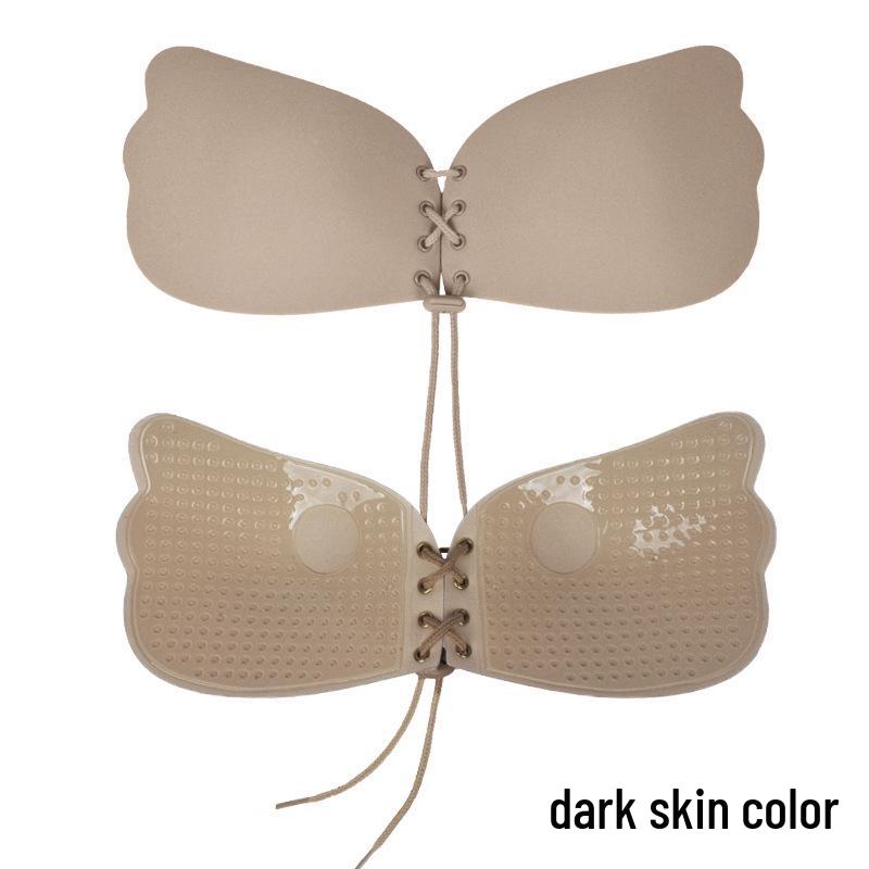 Winged Silicone Nipple Covers Push-up Invisible Bra for Wedding Dress