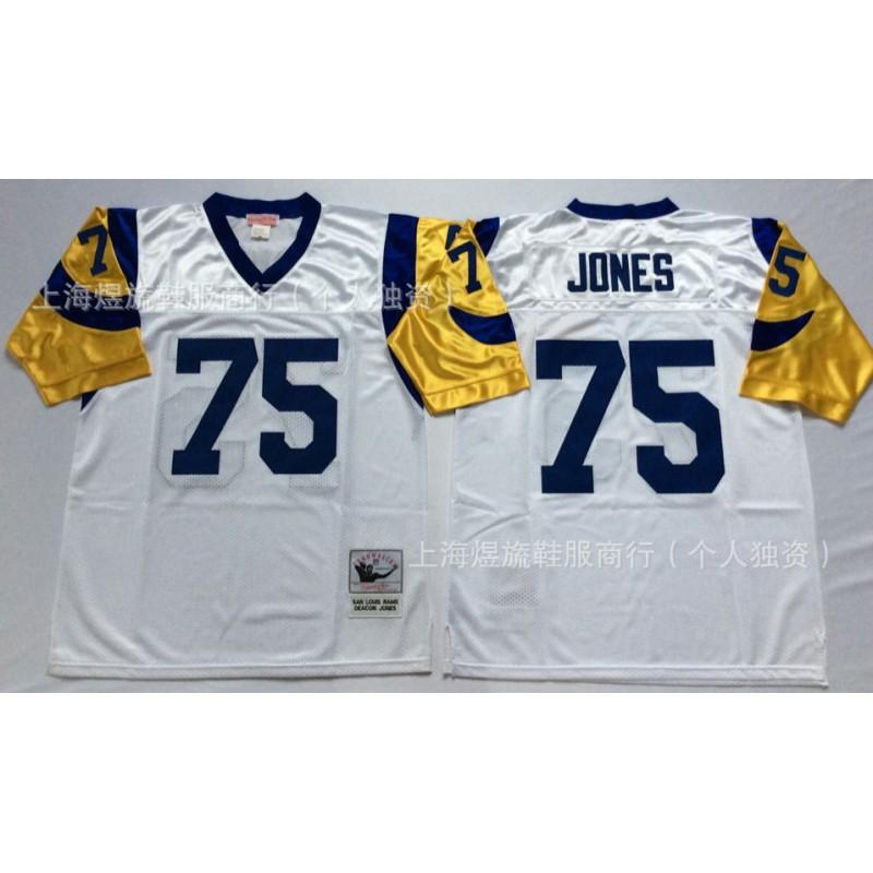 St. Louis Rams Vintage Football Jersey Mitchell Ness Embroidered NFL Style Team Apparel Men