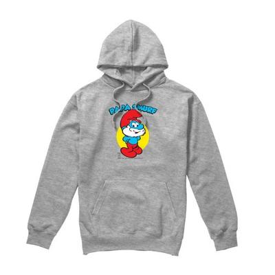 Os Smurfs Unissex Adulto Todo Mundo Me Chama de Papai Smurf Moletom Sem Etiqueta