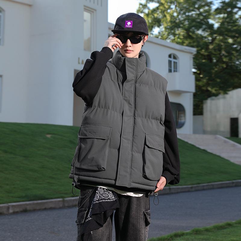 Printable logo2025 new vest men's cotton vest vest vest thermal vest youth sleeveless sports jacket men