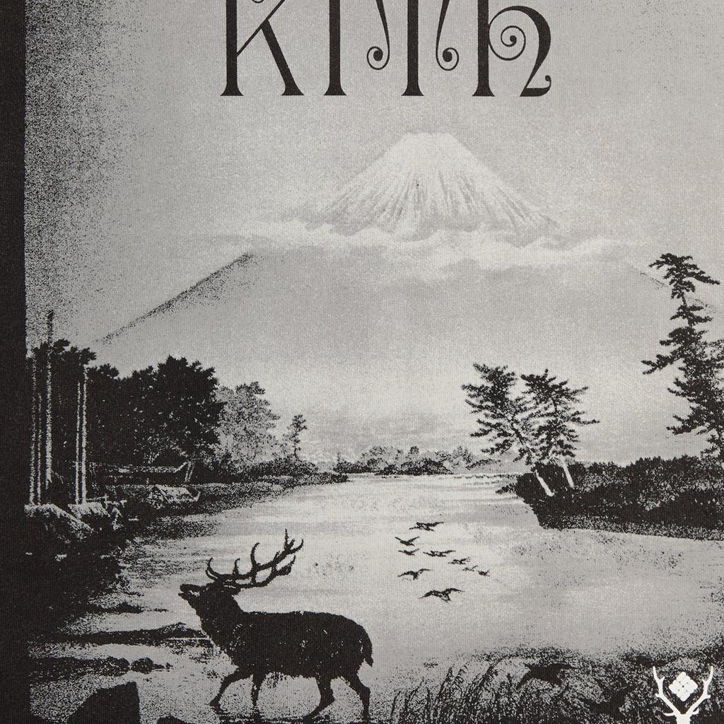 Kith X Columbia South2 West8 Landscape Vintage Comfortable Soft Skin-Friendly Short Sleeve T-Shirt Men T-Shirts Black KHM033339-001