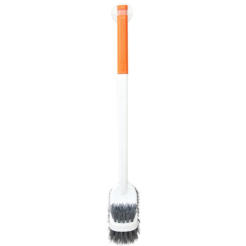 Nordic Dual-Sided Wall-Mounted Toilet Brush for Comprehensive Cleaning