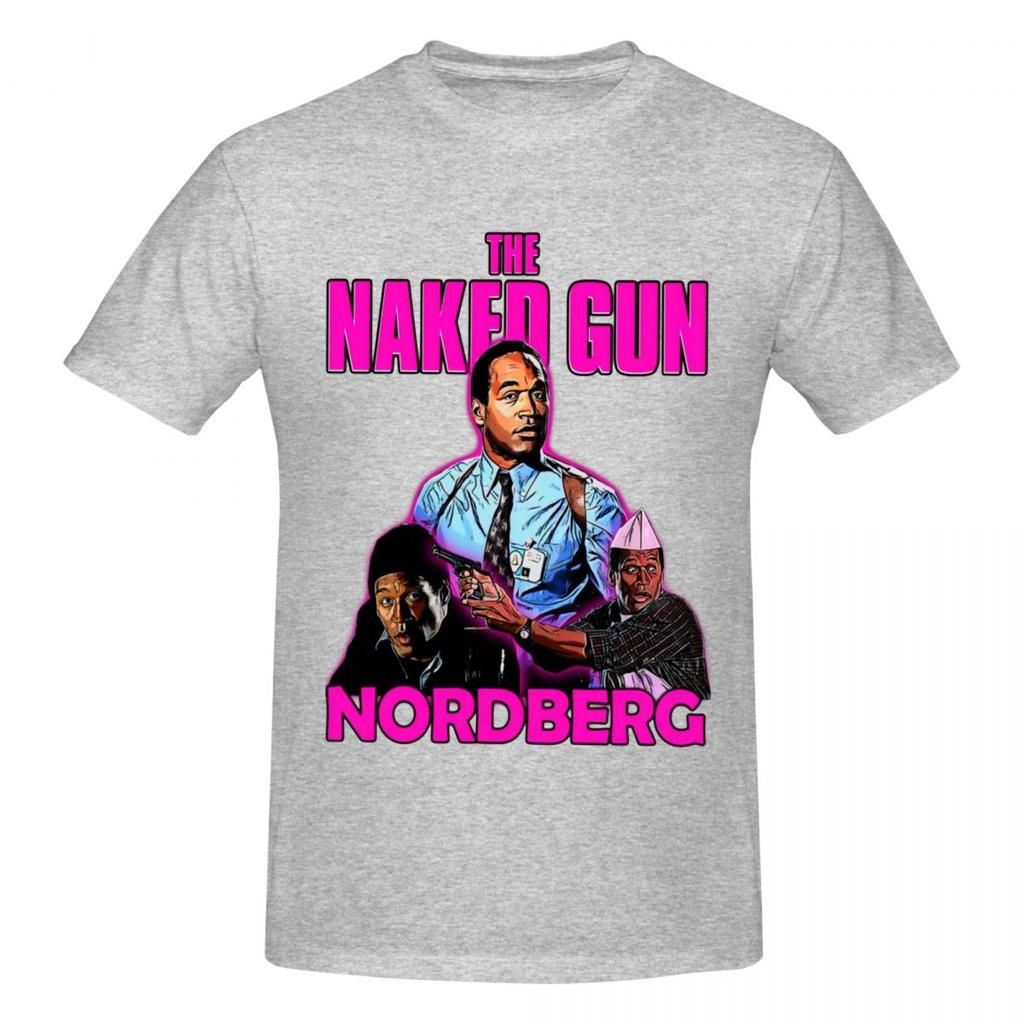 T-shirt Unisexe Nordberg The Naked Gun Streetwear Coton Manches Longues Oversize Chemises Personnalisées
