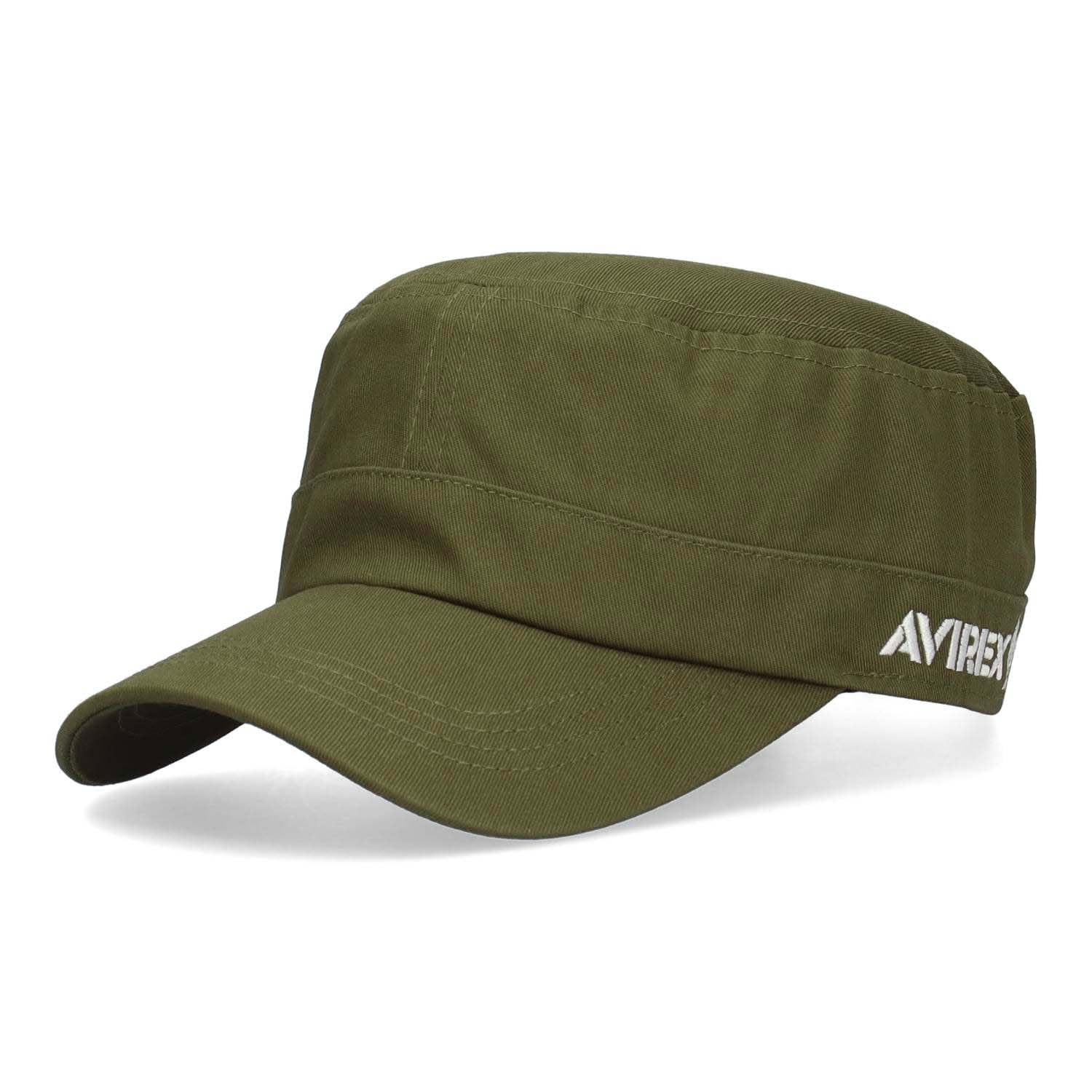 AVIREX AR Simple Work Cap Hat Adjustable Size Exclusive Original Model (khaki)