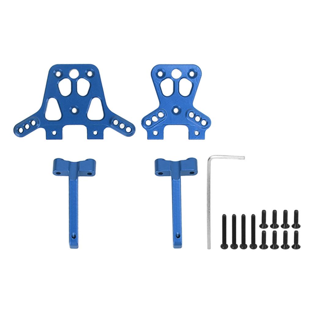 Turn Amortizor Mașină RC Aliaj Aluminiu Turn Amortizor Față Spate cu Suport Compatibil pentru Mașină RC 118