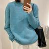 Women's Soft Knit Long-Sleeve Sweater: Fashionable, Versatile, Round Neck, Perfect for Autumn/Winter