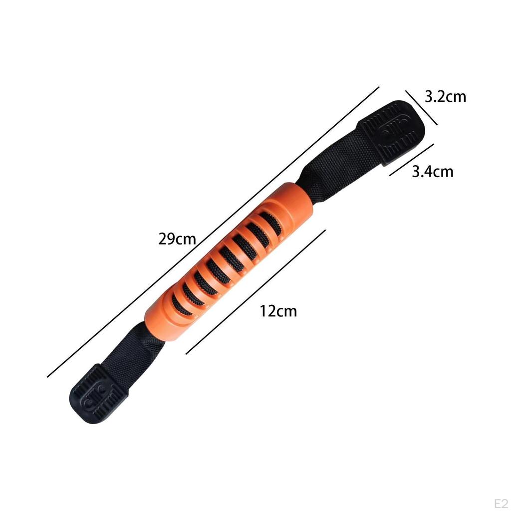Kayak Carry Handle Canoe Boat Sturdy Wear Resistant Easy to Install with Screws Anti Slip