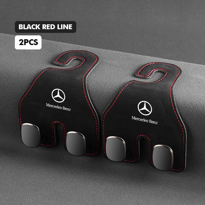FA03Car Seat Back Hook Hanger Pouch Clothes Hanging Fastener Clip For Mercedes Benz CLK GLC W212 C200 C300 W203 W204 W205 W169 W176