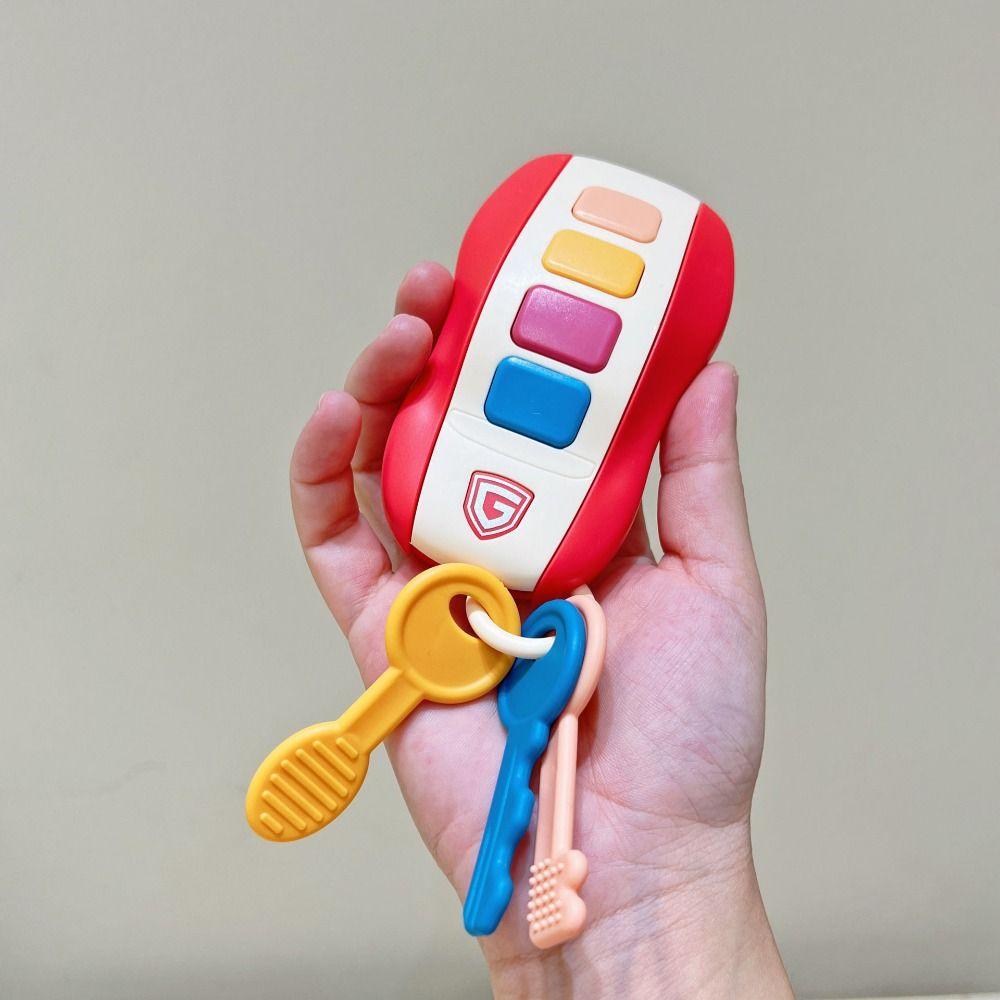 Teether Children's Music Key Toy Pretend Play Simulated Car Key Toy  Children Girl