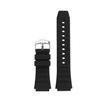 20mm Convex Rubber Silicone Watch Strap, Black Bracelet, Compatible with Casio MWA-100H, MWD-100H, GST-B300, PRG-80/PAG-80, 1000/PRW1100