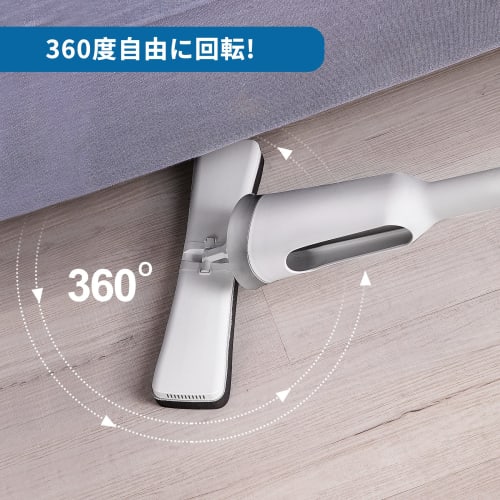 Eyliden Absorbent Mop, Sponge Mop, Cleaning Supplies with Wringer, Cleaning Brush, and Drain Wiper, Water Mop for Floor Cleaning, Absorbent