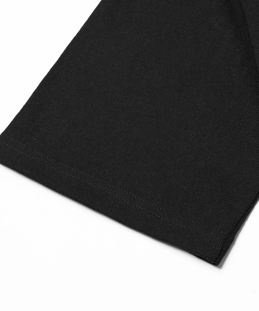 HALBKREIS LAYOUT Oversized Round Short Sleeve T-Shirt Ta-108_Bk