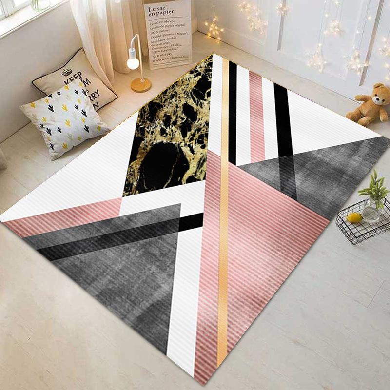 Marble Geometric Abstract Living Room Carpet Nordic Minimalist Modern Style Living Room Carpet