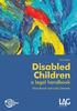 The Disabled Children: a Legal Handbook Book