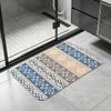 Pattern Swedish Folk Art Floor Mat Diatomite Bath Mat, Quick Dry, Absorbent, Multi-Scene Mat