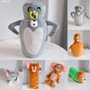 Adorable Tom And Jerry Deformed Plush Toy Doll Cuddly Cartoon Tom Cat Jerry Mouse Gift